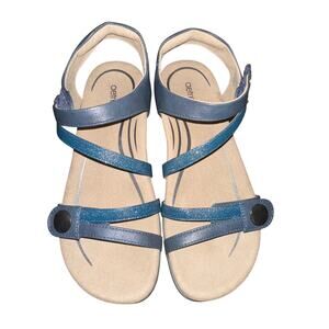 ⭐️ Women’s Aetrex Jess Blue Sandals. Size 9.5. NWOB!